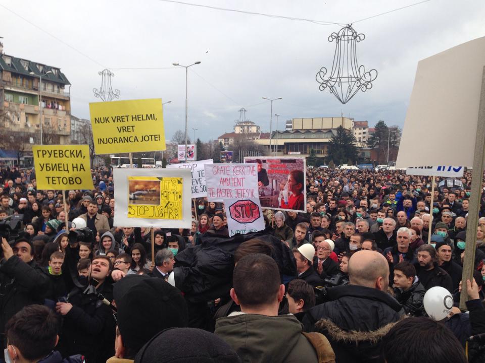 U protestua kundër kazinove në Tetovë, lojërat e fatit nuk do të rihapen