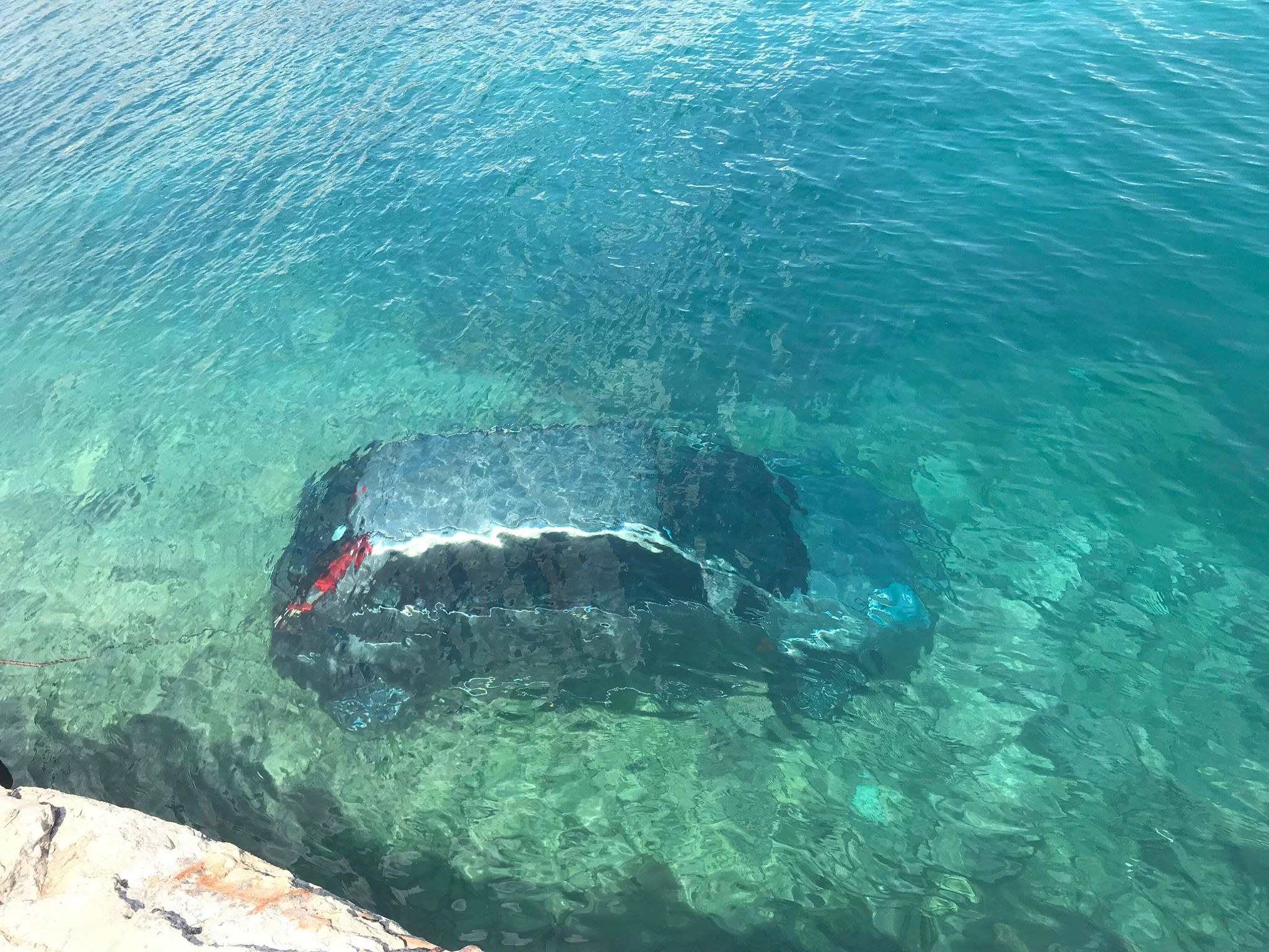 Makina del nga rruga dhe përfundon në det në Himarë (Video)