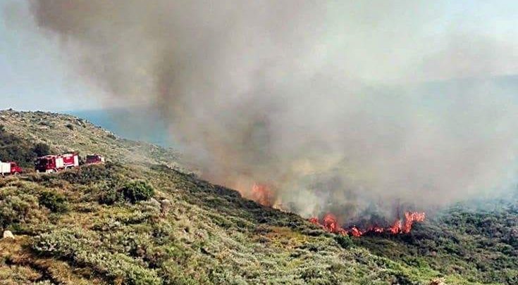 Shpërthen një tjetër zjarr i madh në Greqi, përhapet në vatra të reja (Foto)