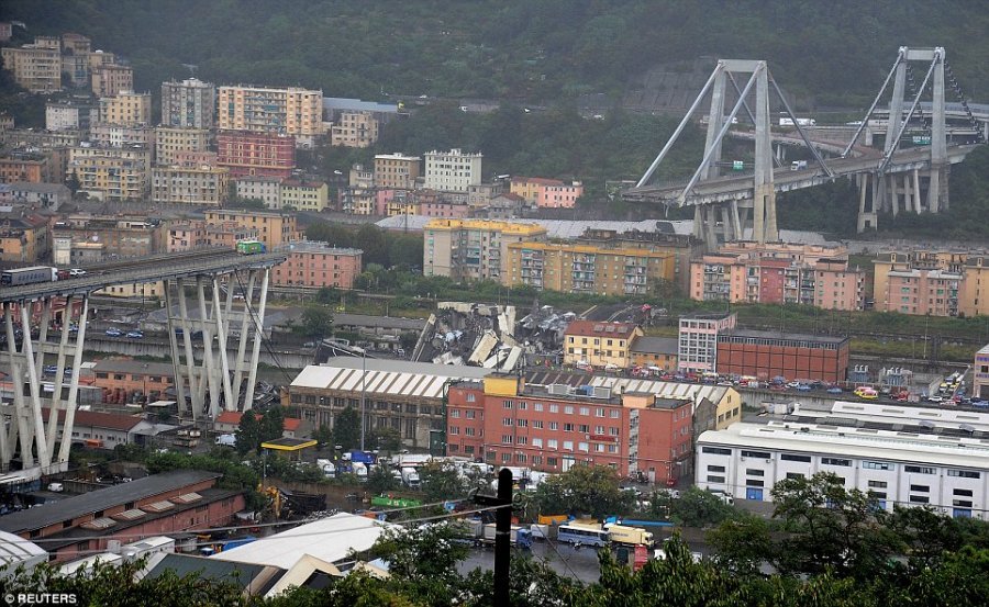 Rama reagon në italisht për dhjetra jetë të humbura në Genova