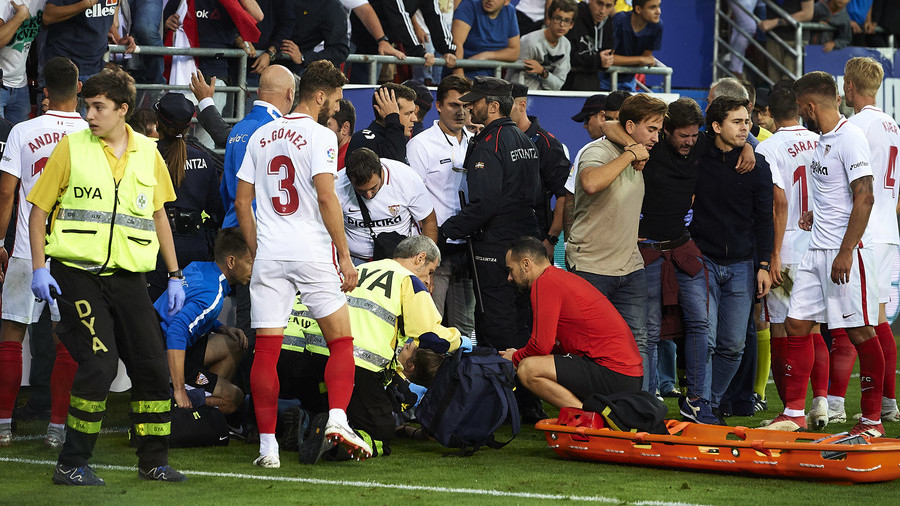 Banega “shkakton” tërmet në stadiumin e Eibar, dhjetra të plagosur (Video)