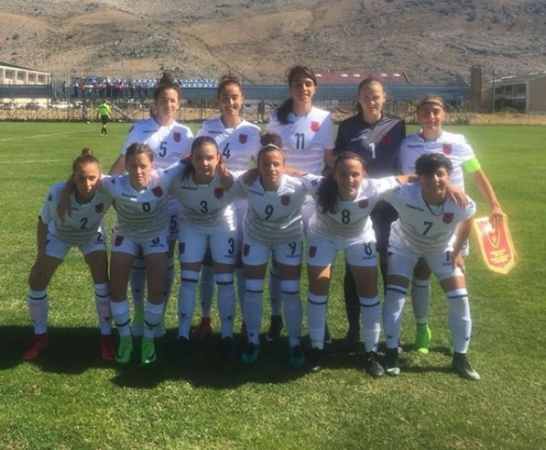 Kombëtarja e femrave U-19 fiton kundër Malit të Zi