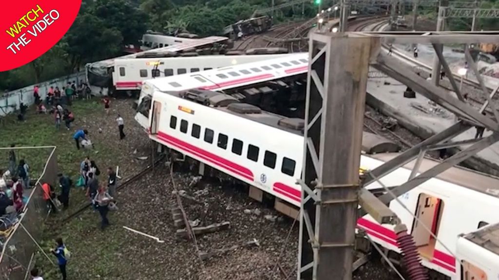 Del nga shinat treni në Taivan, dhjetëra viktima dhe qindra të plagosur