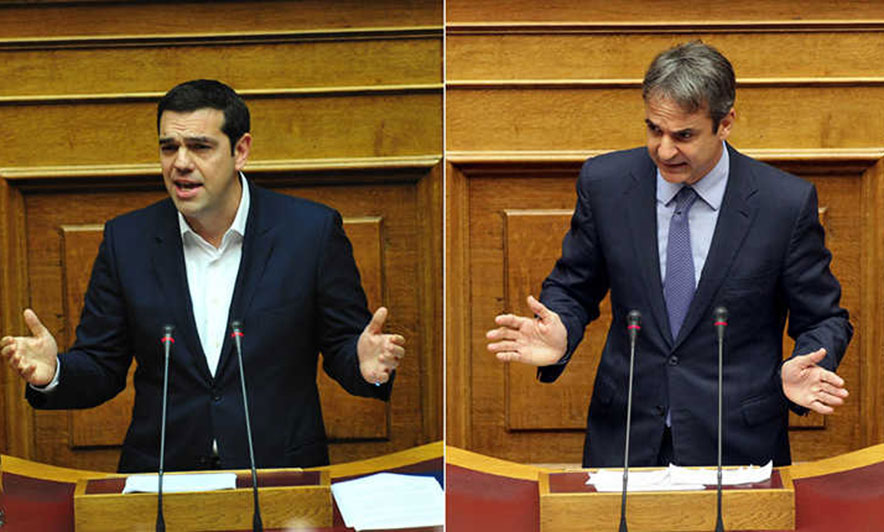 Votohej buxheti grek, Tsipras-Mitsotakis debatojnë për minoritetin grek në Shqipëri