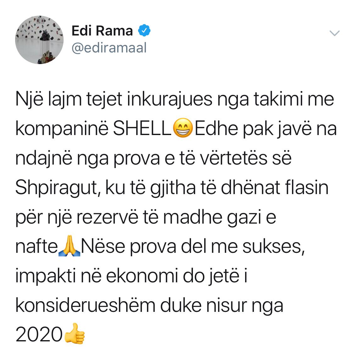 Rezervë e madhe gazi e nafte/ Rama: Edhe pak javë na ndajnë nga prova e të vërtetës së Shpiragut