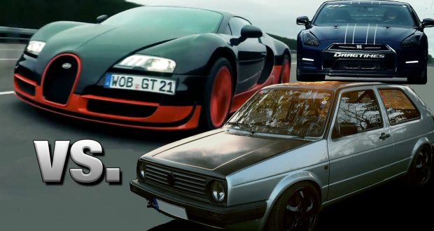 VIDEO/ “Golf 2” që lë prapa me shpejtësi Bugattin dhe Lamborghinin