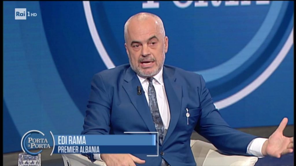 Edi Rama në “Porta a Porta”: Nuk ka revoltë popullore në Shqipëri, protestat nga një opozit që nuk fiton kurrë zgjedhjet… kërkon alibi për disfatën