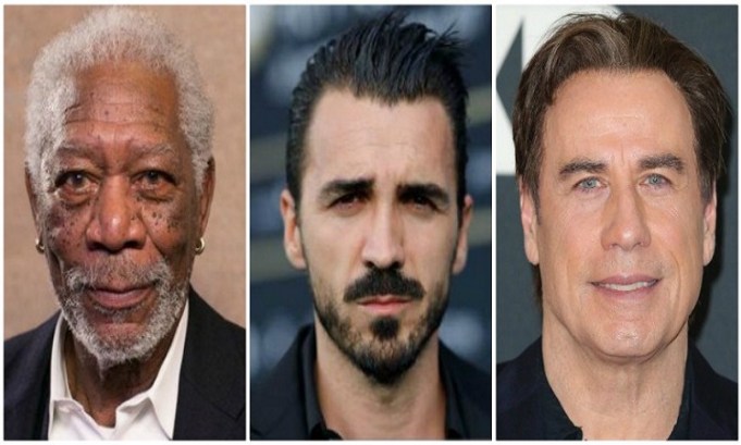 Blerim Destani, në Nju Jork, në në filmin “The Poison Rose” ne Cinema Village me aktorët Morgan Freeman dhe John Travolta