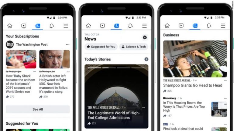 Facebook shton një opsion vetëm për lajme, do t’i paguajë publikuesit