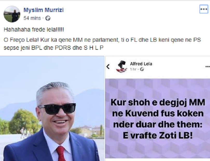 Gazetari mallkon Bashën pse futi Murrizin në parlament, deputeti i kthen përgjigje: O frede lela…!