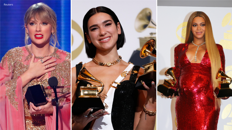 Taylor Swift, Beyonce dhe Dua Lipa, pretendentet kryesore në ceremoninë e Çmimeve Grammy