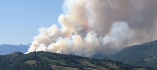 Krijohet një shtëllungë e madhe tymi, shihni se çfarë po ndodh tek pylli i pishave në Voskopojë, tmerrohen banorët