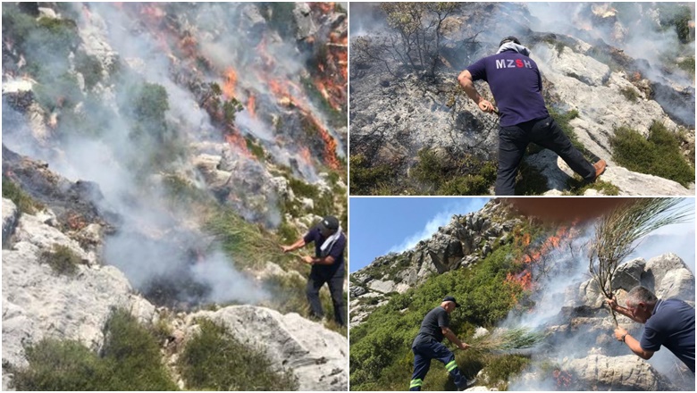 Peleshi: Neutralizohet zjarri në Delisuf, eliminohet rreziku i banesave në Dukat