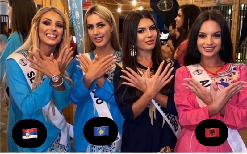 Çfarë ndodhi? Bëri simbolin e shqiponjës dykrenare, Miss Serbia lë garën