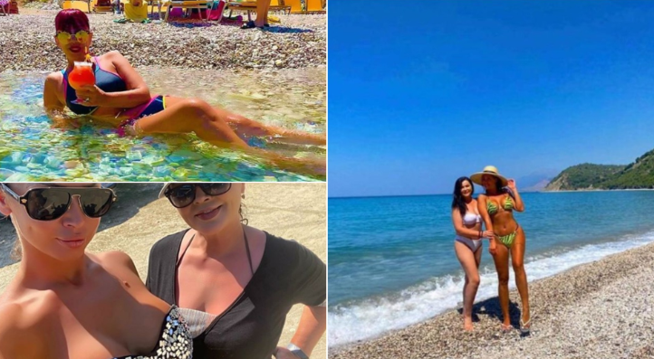 Në dekadën e 6-të të jetës, Eli Fara dhe Irma Libohova pozojnë me bikini. Zbuloni sekretet e këngëtareve për linjat elegante