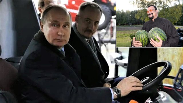 Ditëlindja e 70-të e “carit” të Rusisë, Putin merr dhuratë pjepër, traktor dhe një paradë ushtarake