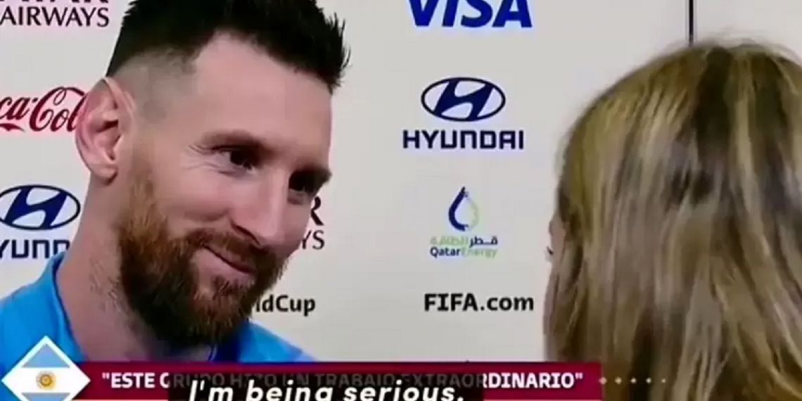 Messi, ndjehet i turpëruar para gazetares. Dëgjoi nga ajo fjalë që nuk ia kishte thënë ndonjëherë askush (Video)