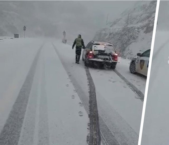 Reshjet e borës, bllokohet qarkullimi në Rrugën e Arbrit, del njoftimi i fundit