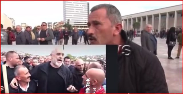 VIDEO/ Sali Berisha përndjek qytetarin, pse iu bashkua Ramës