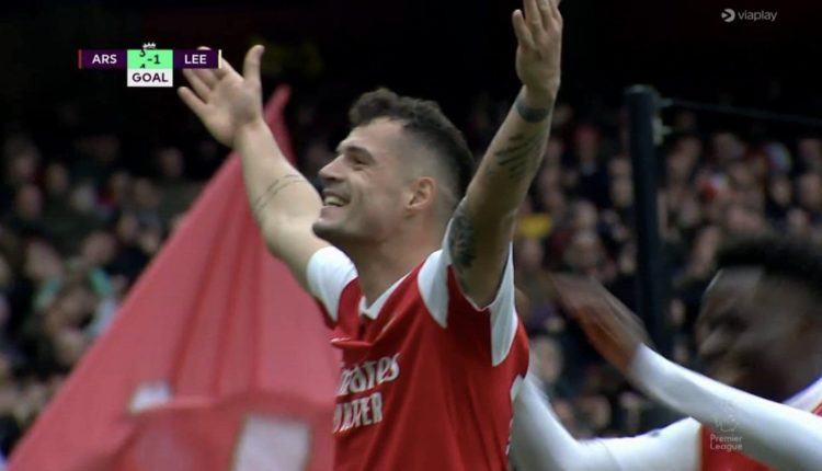 VIDEO/ Granit Xhaka tund rrjetën në fitoren e Arsenalit, mesfushori shqiptar: I’a premtova gruas një gol për 30-vjetorin e saj