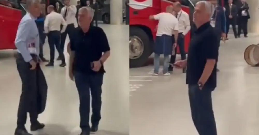 Mourinho i tërbuar pas finales Sevilla-Roma! Sulmon arbitrat në parkingun e stadiumit: Jeni për turp, f**k UEFA… (Video)