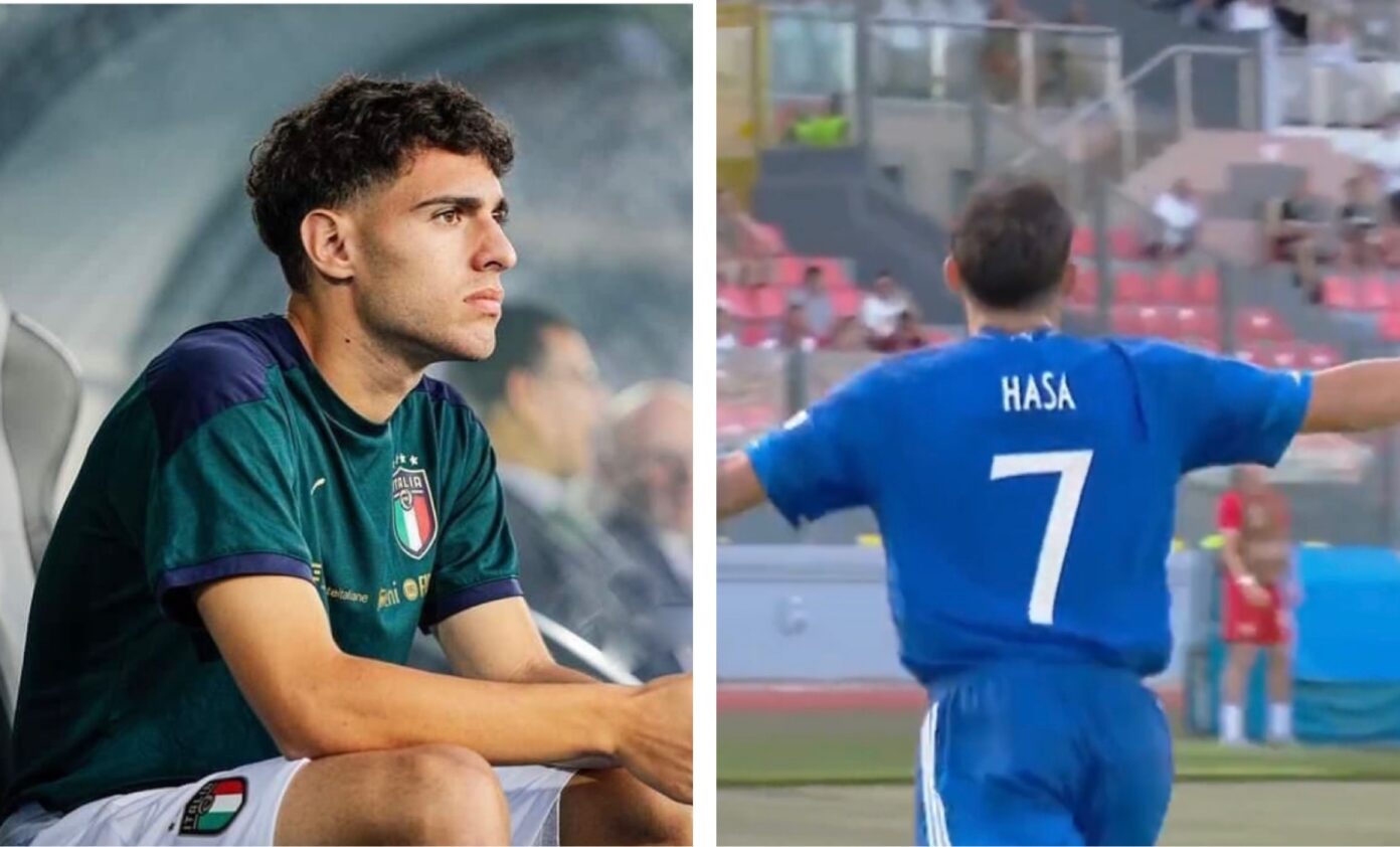 Ishte larguar nga grupmoshat e Shqipërisë, Luis Hasa mbrëmë shënoi një gol me Italinë