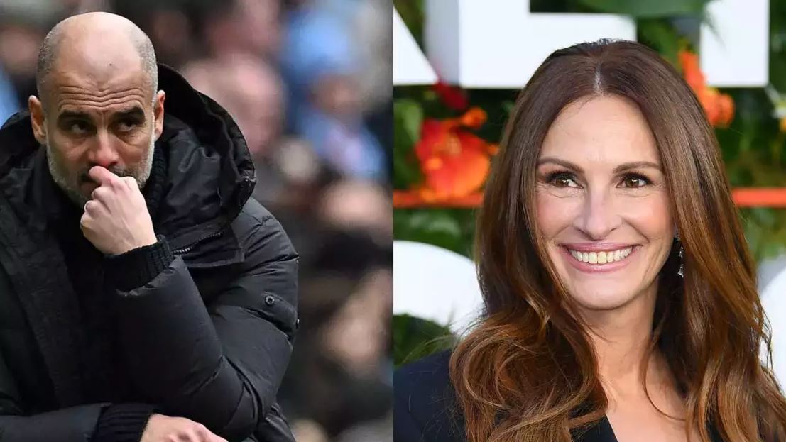 Julia Roberts “tradhton” sërish Guardiolën, ylli i njohur shfaqet edhe një herë te United