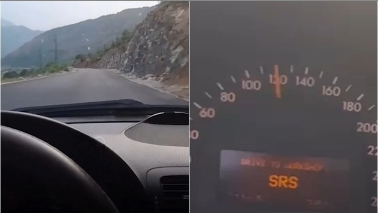 Video e frikshme! I riu me 120 km/orë në rrugën e Arbërit, i ndodh aksident LIVE në Facebook! Më pas thirrjet: ‘Oj nanë bre’