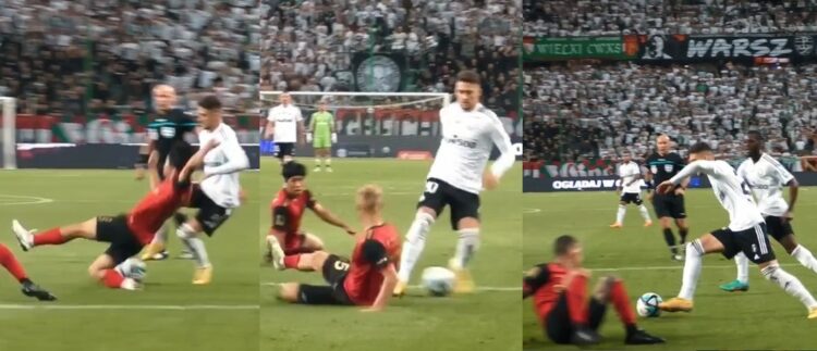 VIDEO/ Merr ‘zvarrë’ 3 lojtar, Legia publikon driblimin fantastik të Ernest Muçit: Magjistar!