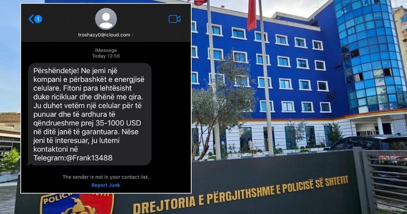 “Bëni kujdes!”, policia apel qytetarëve: Nëse ju ka ardhur ky mesazh dhe keni shpërndarë të dhënat tuaja, paraqituni pranë zyrave tona