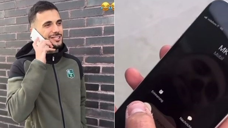 Pritja e veçantë që i bëhet Kumbullës te Sassuolo, telefonon Nedim Bajramin (Video)