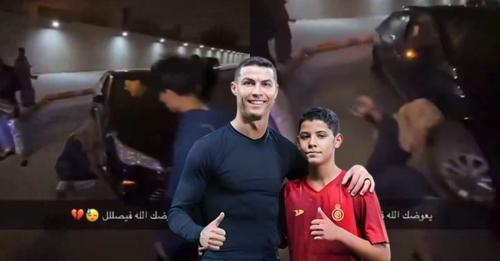 VIDEO/ Djali i Cristiano Ronaldos aksidentohet me makinë, kishte dalë xhiro me shokët