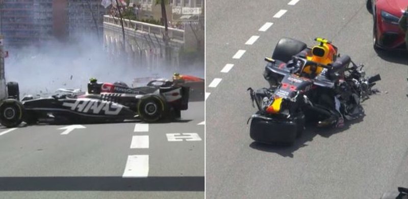 Prag tragjedie në “Formula Uno”! Tre makina përplasen me njëra-tjetrën: “Red Bull” bëhet copash (Video)