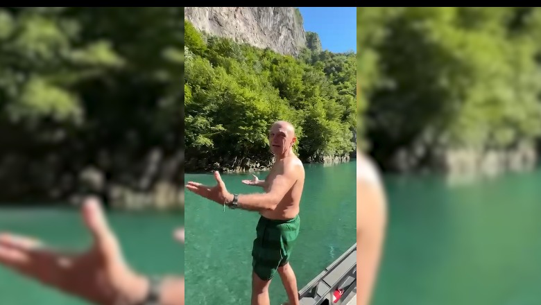 VIDEO/ Kush i’a ka mbushur mendjen Metës se është vjershëtarë dhe notar? Ja recitimi: “Malet tona më të larta, ujërat tona më të kaltra” dhe…notimi duke u hedhur me kokë!