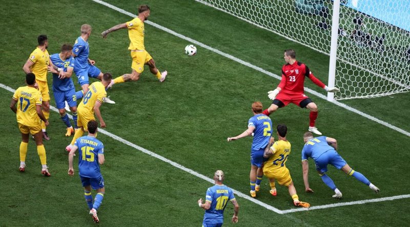 “EURO 2024”, spektakël rumun me 3 gola kundër Ukrainës në Mynih