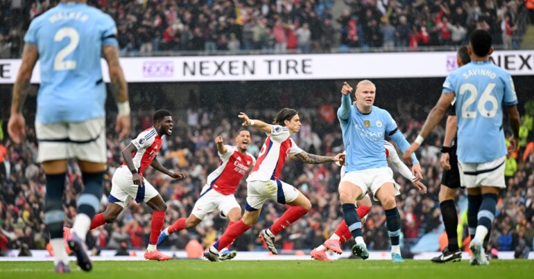 Manchester City shmang humbjen ndaj Arsenalit, barazim në “Etihad” (Video)