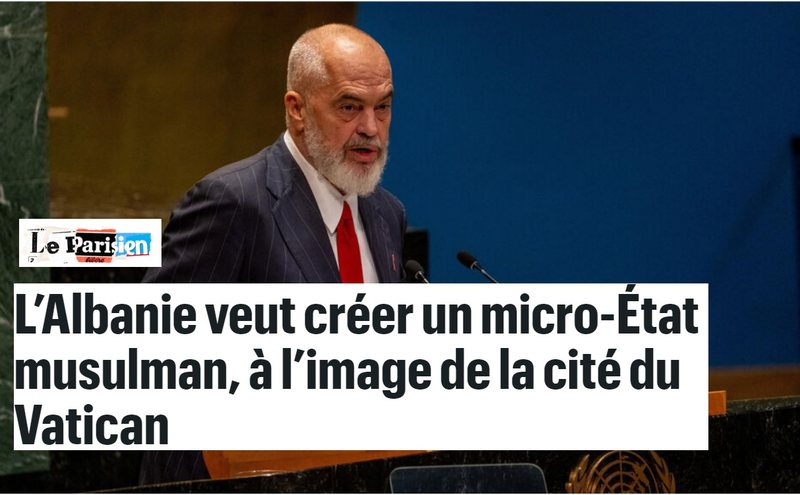 “Le Parisien”: Shqipëria do të krijoi një mikroshtet musliman me imazhin e qytetit të Vatikanit! Por si do të jetë “Vatikani bektashi” në mes të Tiranës?