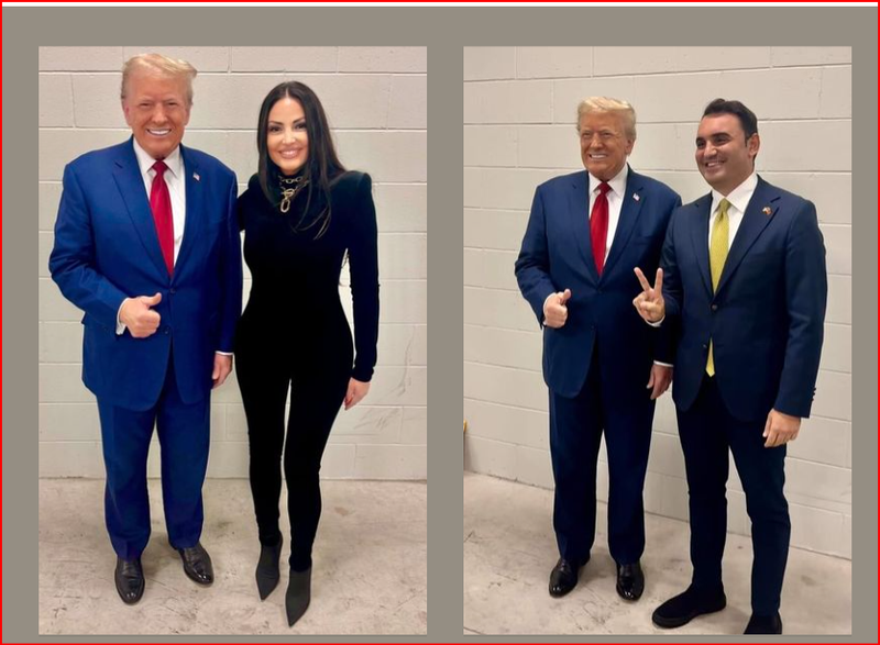 Pas Këlliçit, Donald Trump foto me Bleona Qerretin