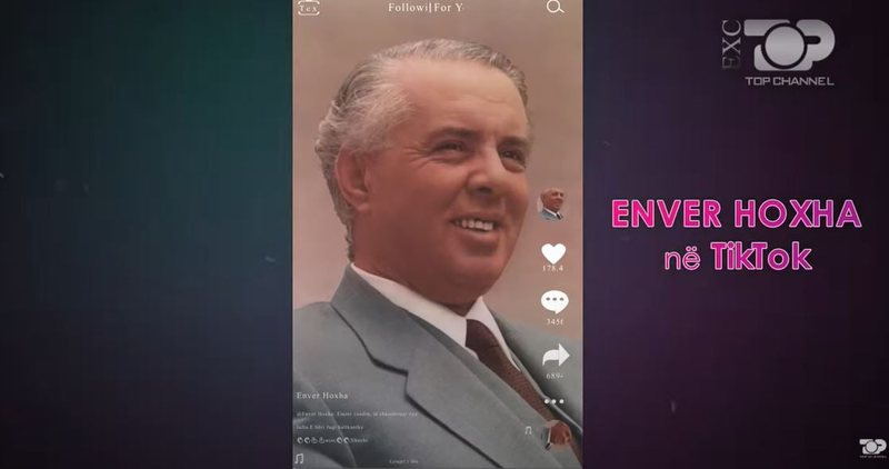 Edhe Enver Hoxha në Tik Tok (Video)